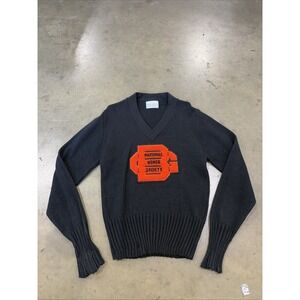 Vintage 60s 70 BRISTOL PRODUCTS Sweater 36 Chest National Honors Society Acrylic